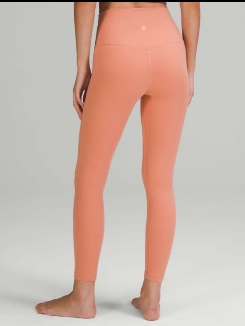 Lululemon Align High-Rise Pant 25" size 10 Pink Savannah